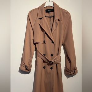 Vero Moda Dusty Rose Trench Style Duster